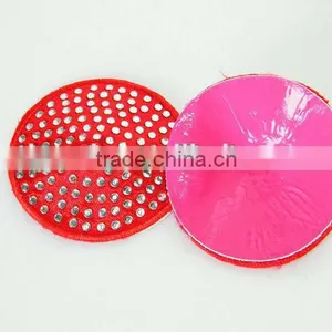 Red With White Point Sexy Women Beauty Nipple Covers thumbnail-1