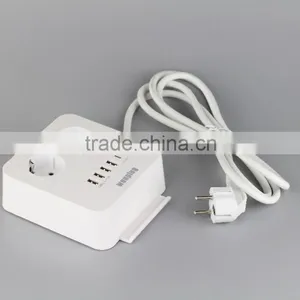 New Arrival CE VDE Approved 2 Schuko Type Charging Outlets With Phone Holder Suitable for Home/office thumbnail-2