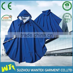 pu With Knitted Raincoat Rain Poncho thumbnail-1