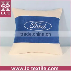 Supply 2015 New Arrival Two Tone Color Design Super Soft Suede Car Cushion With Branding Embroidery for Promotion(LCTP0079) thumbnail-2
