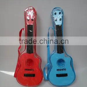 Musical Instrument Guitar Toys Cartoon Intelligence Guitar With Light.Plastic Toy Simulation 4-string Guitar Toys thumbnail-1