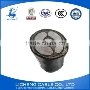 3*185+2*95mm2- China Cable Manufacturer Aluminum 5 Core XLPE Insulated PVC Sheathed Construction Power Cable-YJLV thumbnail-1