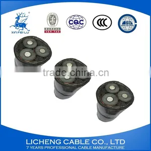 3*10mm2- Stranded Aluminum Conductore 3 Core XLPE Insulated PVC Sheathed Steel-tape Armoured Grouding Power Cable-YJLV22 thumbnail-2