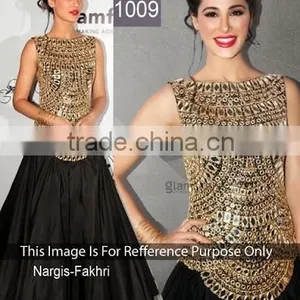 BLACK GEORGETTE SALWAR SUIT thumbnail-3