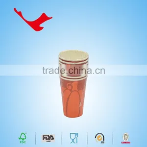 Fancy Paper Products 9oz(low) PE Coated Disposable Design Your Own Paper Cups for Halloweens thumbnail-2