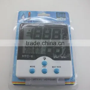 Luminous & Clock Thermometer HTC-6 thumbnail-2
