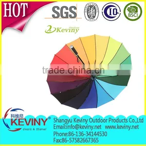 Rain Umbrella in 16 Panels With Rain Drop Made by China Parasol Manufacturer Has Cheap Price thumbnail-3