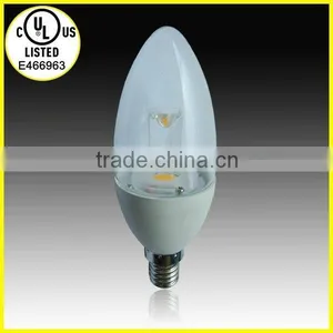 UL Certificated E12 Base COB 5W LED Candle Light thumbnail-4