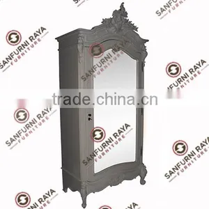 French Style Armoires or Wardrobe One Door thumbnail-2
