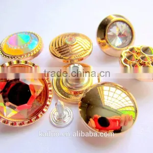 Shiry Gold Color Button thumbnail-6