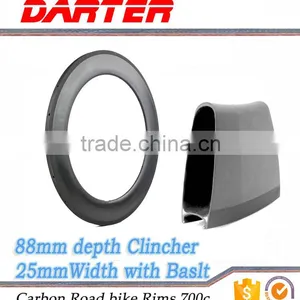 88Clincher 25mm Width 16-36H Cheap China Carbon Bike Rims Factoy thumbnail-1