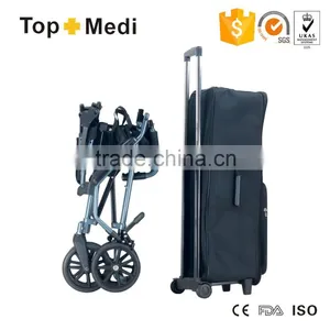 2016 Travel Model Folding Manual Aluminum Wheelchair/Sillas de Ruedas Desmontable thumbnail-1