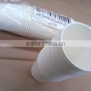 Single Wall PE Coated White Paper Cups for Coffee or Tea thumbnail-5