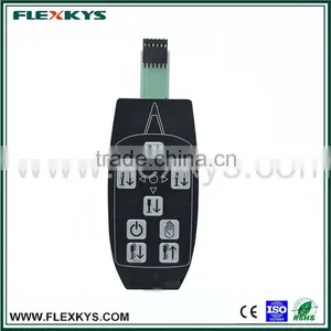 Custom Prototype Metal Dome Control Panel Membrane Switch for Leveling System thumbnail-1