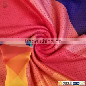 100% Polyester Elastic Printed Mesh Fabric For Clothing thumbnail-1