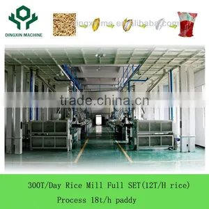 300TPD Complete Sets of Rice Milling Plant thumbnail-1