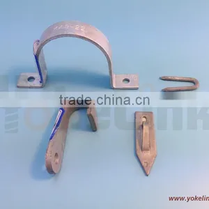 2 Hole Mounting Cable Guard Strap for Riser Pole Hardware thumbnail-1