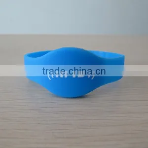 ISO 15693 ICODE SLI-S Waterproof RFID Silicone Wristband NFC Bracelet thumbnail-3