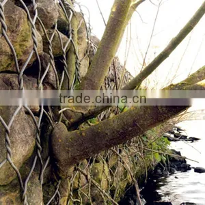 Hexagonal Gabion Basket Retaining Walls Used in Flood thumbnail-1