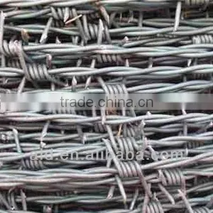 High Quality Low Carbon Galvanized Barbed Wire (manufactirer) thumbnail-1