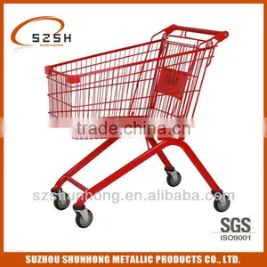 German Style Metal Supermarket Shop Cart thumbnail-4