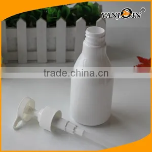 PET Material White 250ml Plastic Lotion Bottle With Pump Dispenser thumbnail-2