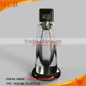 Crystal Perfume Bottle Empty Unique Bottle thumbnail-1