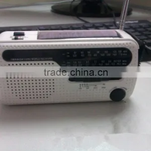 Solar Dyanmo Power Retro Portable Radio With Torch Fm Am Sw Radio thumbnail-5