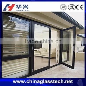 Building Modern Aluminum Profile Entrance Glass Door thumbnail-1
