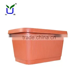 Rectangular PP Plastic Flower Pot for Planter thumbnail-1