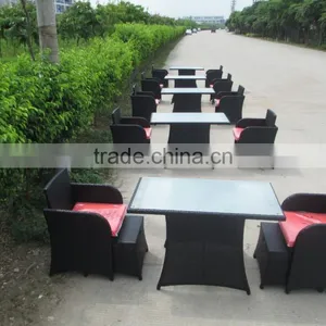Wholesale Patio Rattan Furniture Leisure Outdoor Wicker Coffee Table and Chair thumbnail-5