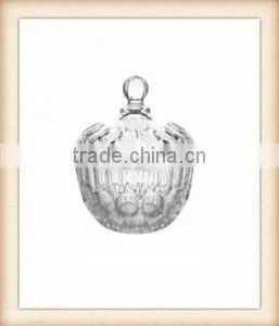 Wholesale Glass Candy Box With Lid ,Promotion Glass Sugar Bowl thumbnail-1