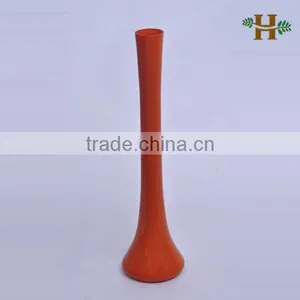 60cm Tall Colored Single Flower Glass Vase, Handblown Thin Office Table Use Flower Fork thumbnail-3