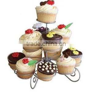 13 Cups Wedding Party 3 Tier Metal Wire Cupcake Stand thumbnail-4