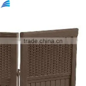 Outdoor Resin Wicker Screen thumbnail-1