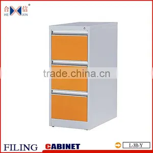 3 Drawer File Cabinet Vertical Steel Filing Cabinet Metal Drawer Cabinet thumbnail-1