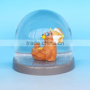Custom Funny Animals Plastic Resin Snow Globes For Wholesale thumbnail-2