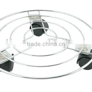 Home Removable Metal Flower Shelf Plant Trolley Wheel Flower Shelf thumbnail-2