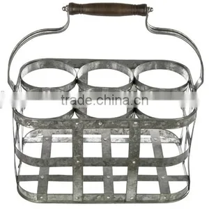 Wooden Handle 4 Pack Bottle Carrier thumbnail-5