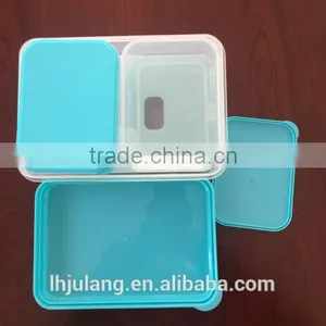 BPA FREE Plastic Lunch Container With Cooler Pack / Plastic Lunch Container With 4 Parts thumbnail-2