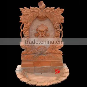 Stone Wall Mounted Fountain,marble Garden Wall Fountain thumbnail-1