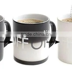 Promotional Design Changing Color Ceramic Cup thumbnail-1