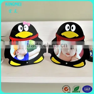 Black Penguin Shaped Acrylic Photo Frame With Screw thumbnail-3