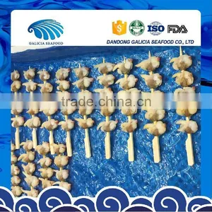 Frozen Boiled Clean Yellow Clam Skewer thumbnail-1