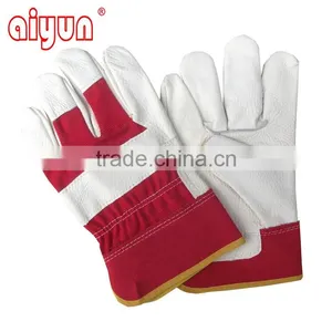 Cow Leather Gloves Work Gloves Cow Split Working Arc-welder's Glove thumbnail-1