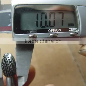 Type E Oval Shape Tungsten Carbide Rotary Burrs thumbnail-1