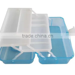 2017 Hot Selling Art Tool Container Box, Caddy Box With Tiered Compartments, Plastic Tool Box thumbnail-3
