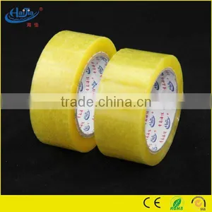Waterproof Yellowish Bopp Packing Tape/solvent Based Acrylic LT. Yellow Bopp Tape thumbnail-2