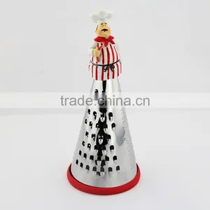 Promotion Home Deco Multifuction Chef Statue 9inch Zester Grater thumbnail-1