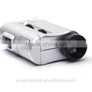 New 9593 30X-60X Lens Microscope Repair Tools High Quality Loupes LED UV Mini Magnifier thumbnail-2